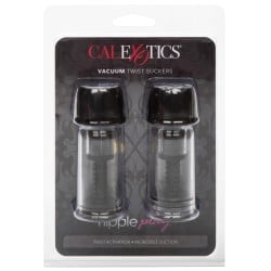 Nipple Play Vacuum Twist Suckers - Black