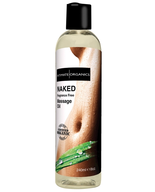 Organic Massage Oil - 8 oz Naked