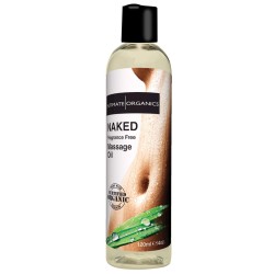 Organic Massage Oil - 4 oz Naked