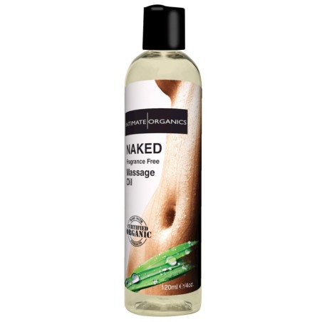 Organic Massage Oil - 4 oz Naked