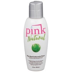 Pink Natural Water Based Lubricant for Women - 2.8 oz