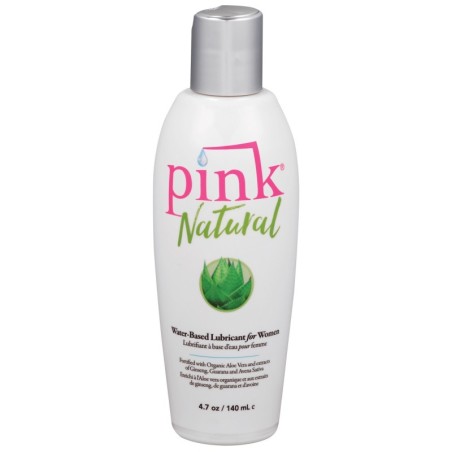 Pink Natural Water Based Lubricant for Women - 4.7 oz