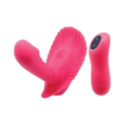 Pretty Love Fancy Remote Control Clamshell - 30 Function Fuchsia
