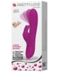 Pretty Love Dylan Bunny Ears Come Hither Rabbit - 11 Functions Fuchsia
