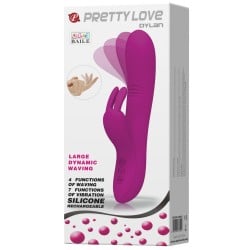 Pretty Love Dylan Bunny Ears Come Hither Rabbit - 11 Functions Fuchsia