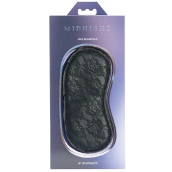Midnight by Sportsheets Lace Blindfold - Black
