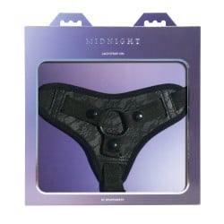 Midnight by Sportsheets Lace Strap-On - Black