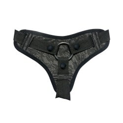 Midnight by Sportsheets Lace Strap-On - Black