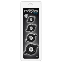 NS Novelties Renegade Vitality Rings - Black