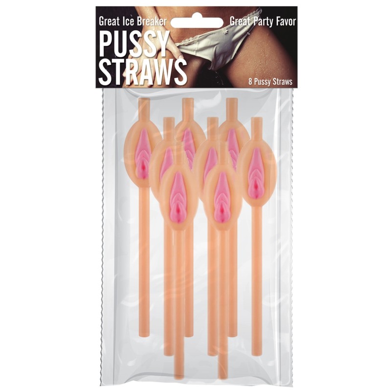 Pussy Straws - Pack of 8 Pussy Straws - Pack of 8