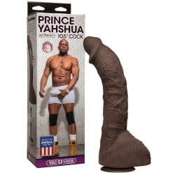 Prince Yahshua Ultraskyn 10.5" Cock  - Chocolate