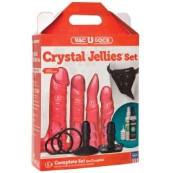 Vac U Lock Crystal Jellies Set - Pink
