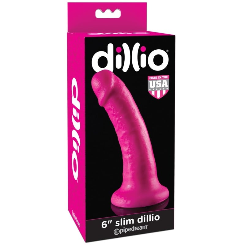 Dillio 6" Slim Dillio - Pink Dillio 6" Slim Dillio - Pink