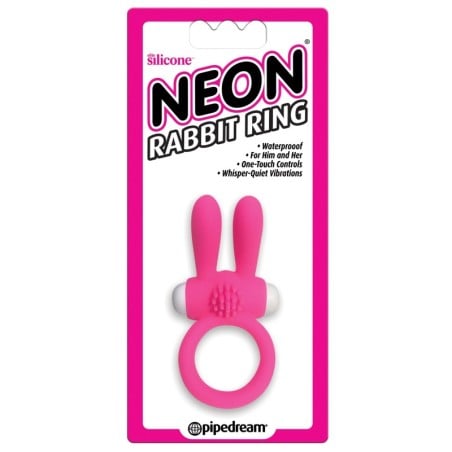 Neon Rabbit Ring - Pink