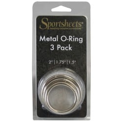 Sportsheets Metal O Ring - Pack of 3
