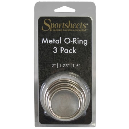 Sportsheets Metal O Ring - Pack of 3