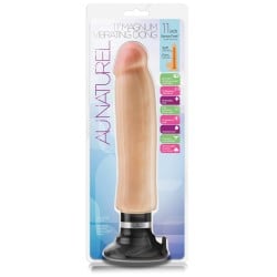 Blush Au Natural 11" Magnum Vibrating Dong - Beige
