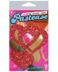 Pastease Glitter Peek a Boob Hearts - Red