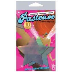 Pastease Hologram Star - Silver O/S