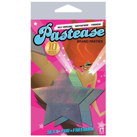 Pastease Hologram Star - Silver O/S