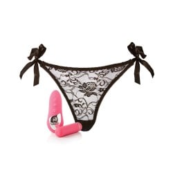 Sensuelle Pleasure Panty Bullet w/Remote Control - 15 Function Pink