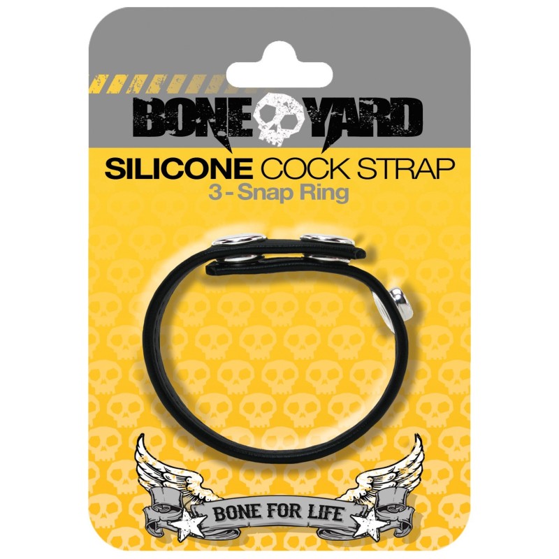 Boneyard Cock Strap - Black Boneyard Cock Strap - Black