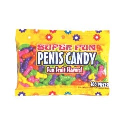 Super Fun Penis Candy - 100 Pcs Per 3 oz Bag