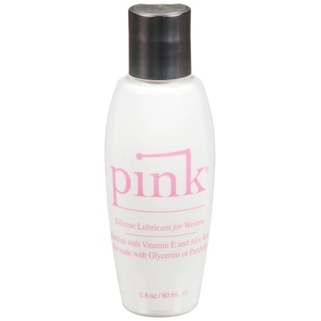 Pink Silicone Lube - 2.8 oz Flip Top Bottle