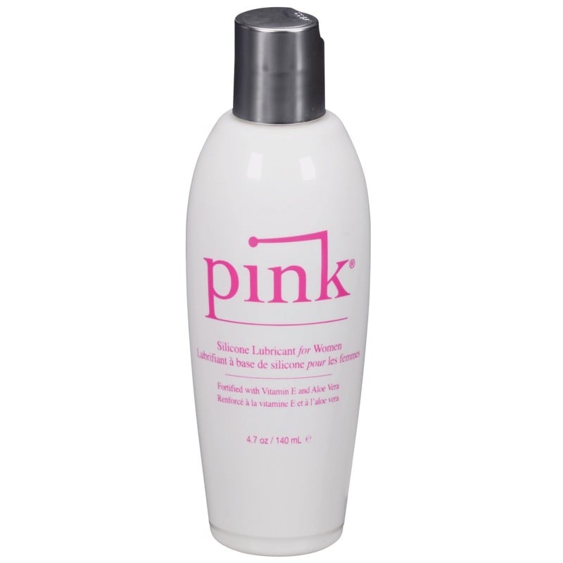 Pink Silicone Lube - 4.7 oz Flip Top Bottle Pink Silicone Lube - 4.7 oz Flip Top Bottle