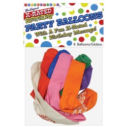 11" Happy Fucking Birthday Balloons - Bag of 8