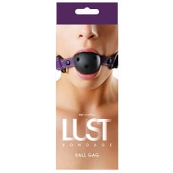 NS Novelties Lust Bondage Ball Gag - Purple