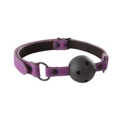 NS Novelties Lust Bondage Ball Gag - Purple