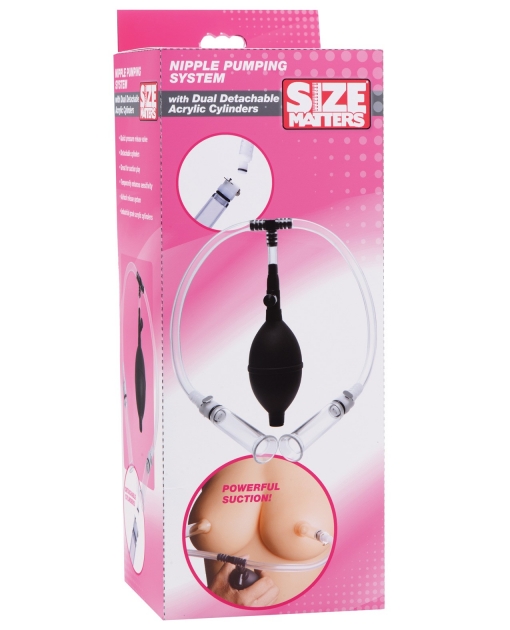 Size Matters Nipple Pumping System w/Dual Cylinders