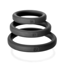 Perfect Fit Xact Fit 3 Ring Kit S/M/L - Black