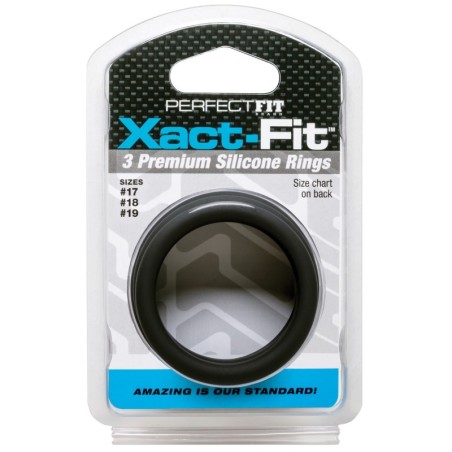 Perfect Fit Xact Fit 3 Ring Kit M/L - Black
