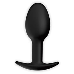 Pretty Love 3.34" Silicone Anal Plug w/Ball - Black
