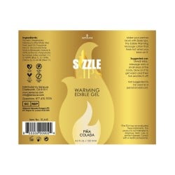 Sizzle Lips Warming Gel - 4.2 oz Pina Colada