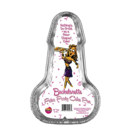 Bachelorette Disposable Peter Party Cake Pan - Medium Pack of 2
