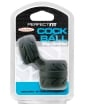 New Perfect Fit SilaSkin Cock and Ball Ring - Black