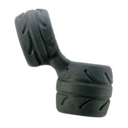 New Perfect Fit SilaSkin Cock and Ball Ring - Black