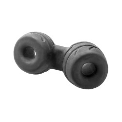 New Perfect Fit SilaSkin Cock and Ball Ring - Black