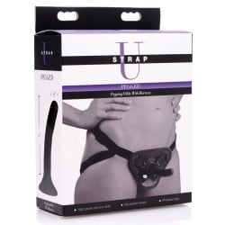 U Strap Pegged Pegging Dildo w/Harness