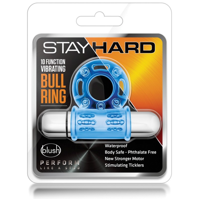 Blush Stay Hard Mega Vibrating Bull Ring Blush Stay Hard Mega Vibrating Bull Ring