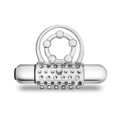 Blush Stay Hard Super Clitifier Cock Ring - Clear
