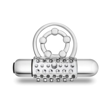 Blush Stay Hard Super Clitifier Cock Ring - Clear