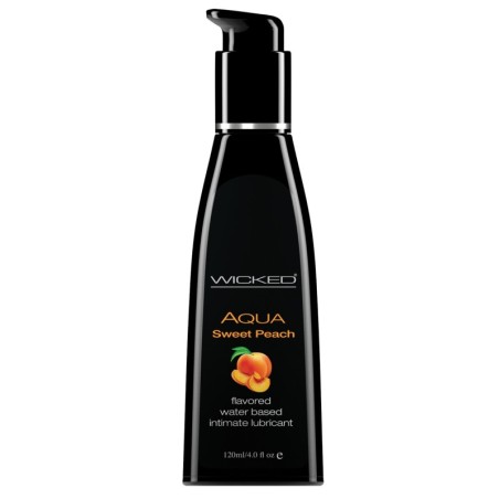 Wicked Sensual Care Waterbased Lubricant - 4 oz Sweet Peach