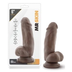 Blush Dr. Skin Mr. Skin 6" Dildo w/Suction Cup - Mr. Smith
