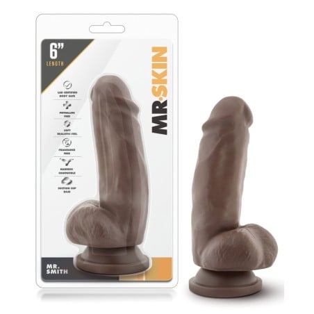 Blush Dr. Skin Mr. Skin 6" Dildo w/Suction Cup - Mr. Smith