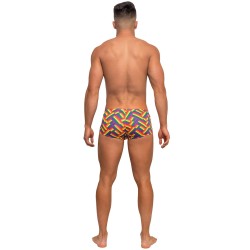 Pride Fest Contoured Pouch Mini Short Rainbow LG
