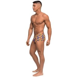 Pride Fest Contoured Pouch Mini Short Rainbow XL